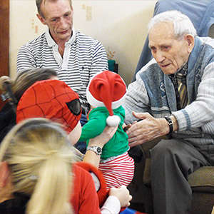 KLT children visit the elderly at Shenstone Court Bromsgrove
